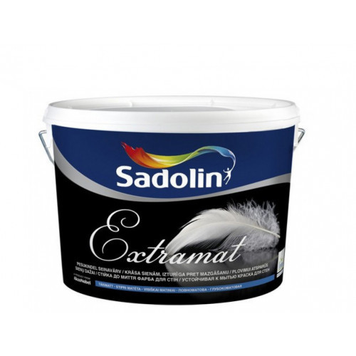 

Краска для стен Sadolin Inova Extramat белая глубокоматовая, Белый