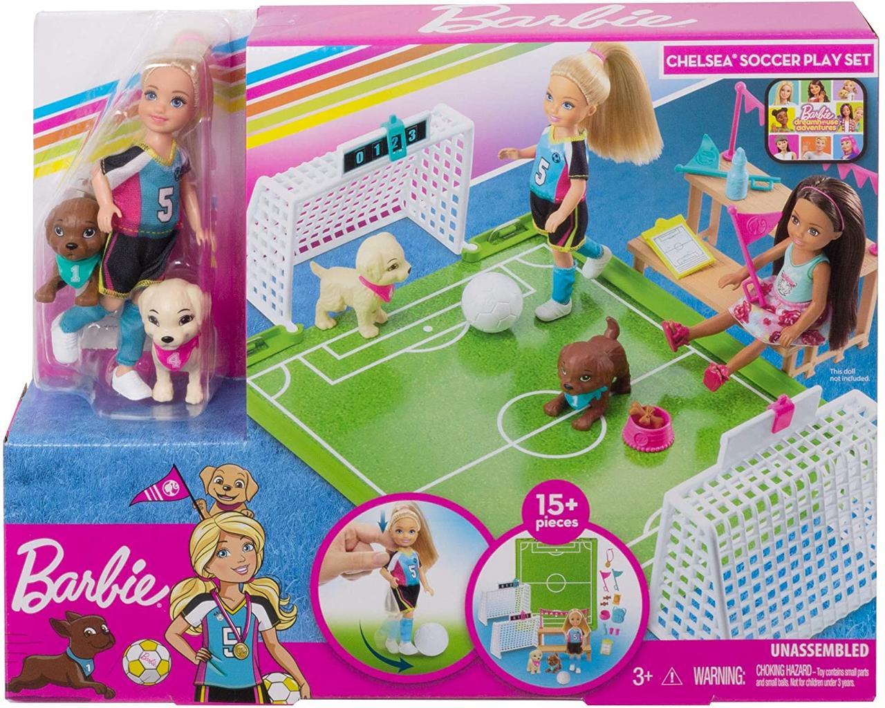 Набор Барби Челси игра в футбол Barbie Dreamhouse Chelsea Soccer Plays