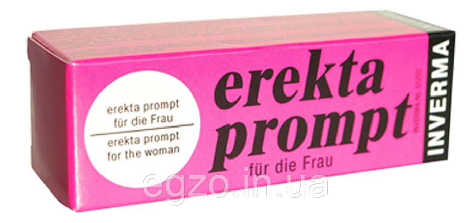 

Возбуждающий крем для женщин "Erekta prompt für die Frau" 13 ml