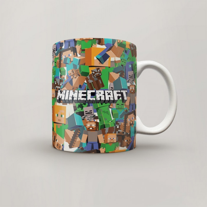 

Чашка, Кружка " Minecraft 2 " 310 мл Белая (GM002 - Другие Игры), Белый