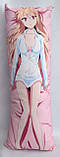 Дакімакура Подушка обнімашка 100х40 см із змінною наволочкою " Кішечка из Сакурасо", фото 2