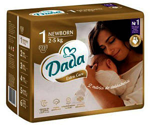 DADA 1 (ДАДА единичка) Premium new born 2-5 кг, 23 шт.