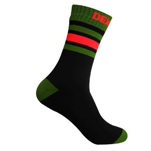 

Dexshell Ultra Dri Sports Socks XL Носки водонепроницаемые з помаранчевою смугою, Чорний