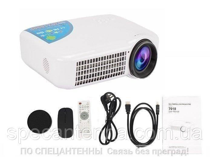 Full HD 1920х1080p мультимедийный LED-7018 проектор - домашний кинотеа