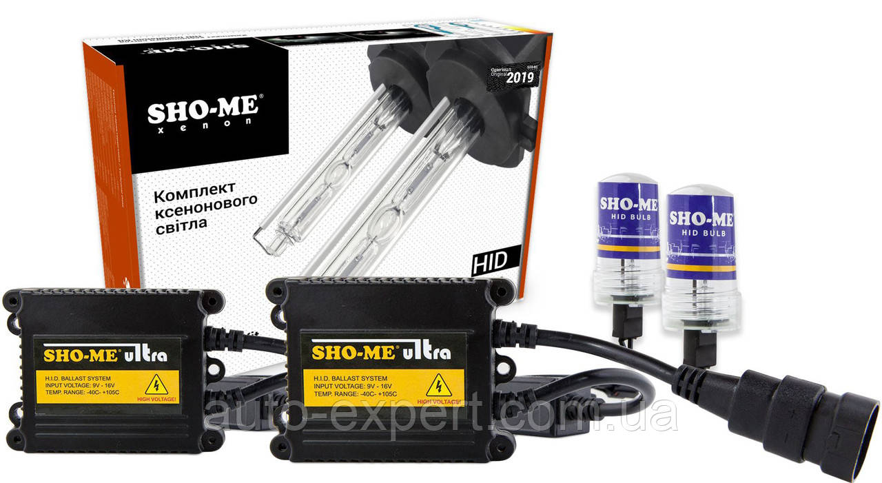 

Комплект ксенонового света "SHO-ME" ULTRA (SLIM)(H1)(5000K)(12V)(35W)