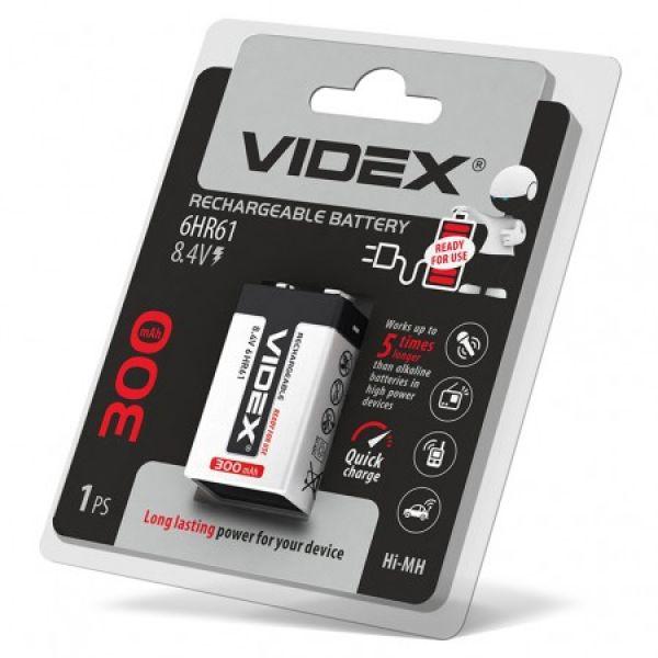 

Аккумулятор Videx 6HR61 300mAh