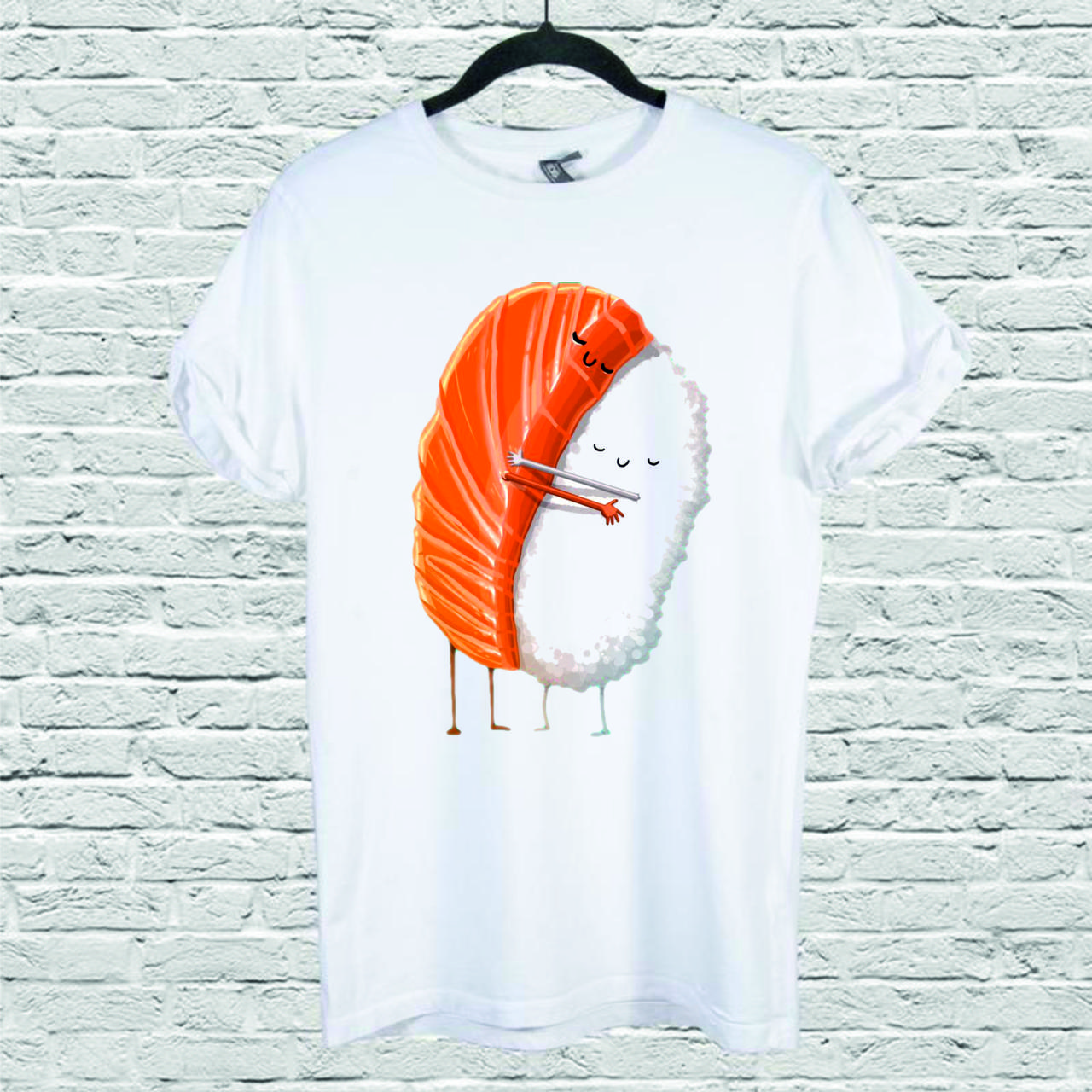 

Футболка YOUstyle Sushi Hug 0013 S White, Белый