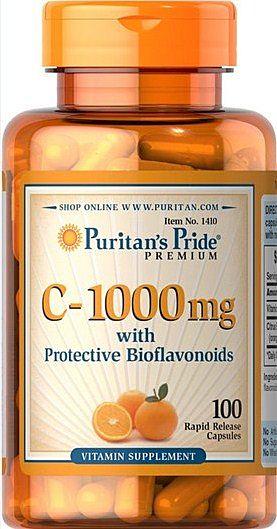 

Puritan's Pride Vitamin C-1000 mg with Bioflavonoids & Rose Hips 100 caps