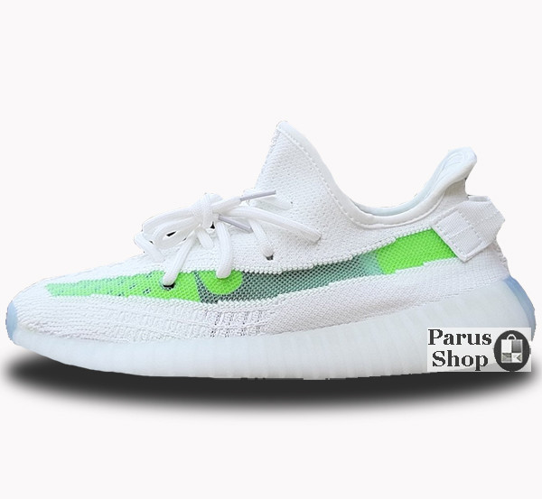 

Женские кроссовки Adidas Yeezy Boost 350 White/Green 39, Белый