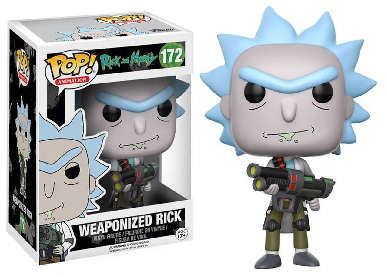 

Фигурка Funko Pop Фанко Поп Rick and Morty Weaponized Rick Рик и Морти Вооруженный Рик 10см RM R 172