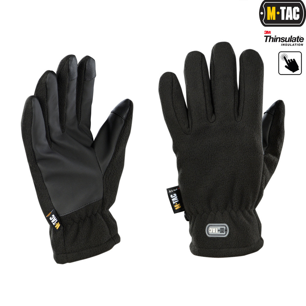 

M-Tac перчатки Fleece Thinsulate Black L