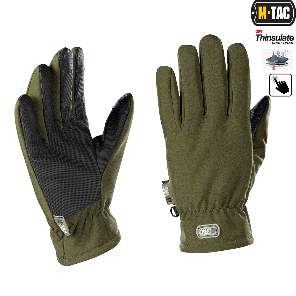 

M-Tac перчатки Soft Shell Thinsulate Olive M