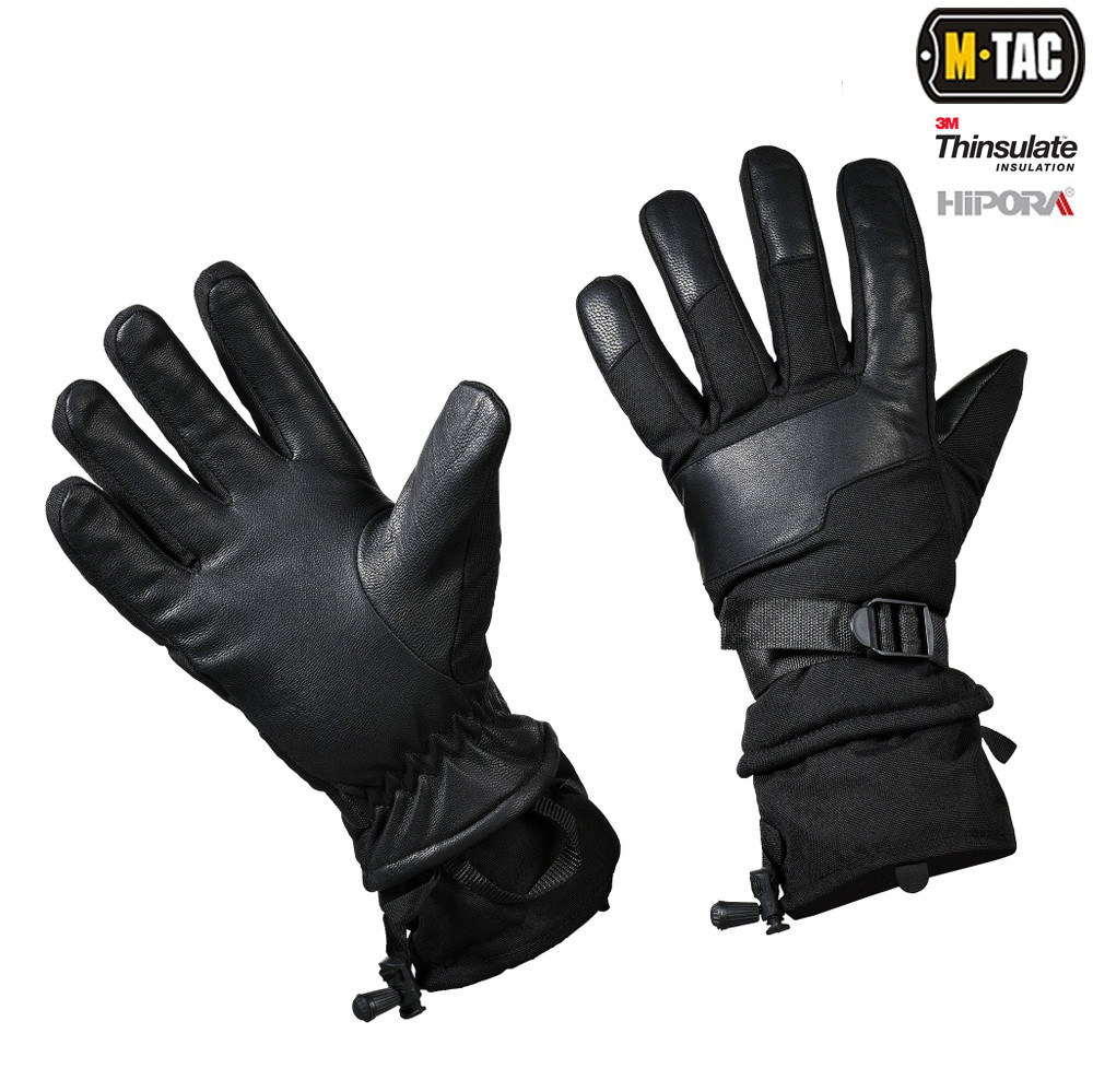 

M-Tac перчатки зимние Polar Tactical Thinsulate Black L