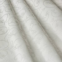 Скатертні тканини для ресторану квіткові візерунки на сірий фон 320см 85695v2