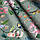 Декоративная ткань с крупными цветными растениями и птицами на зеленом 84295v2, фото 2