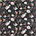 Декоративна тканина з дрібними бутонами блякло-бордових троянд на чорному Іспанія 400342‎, фото 3