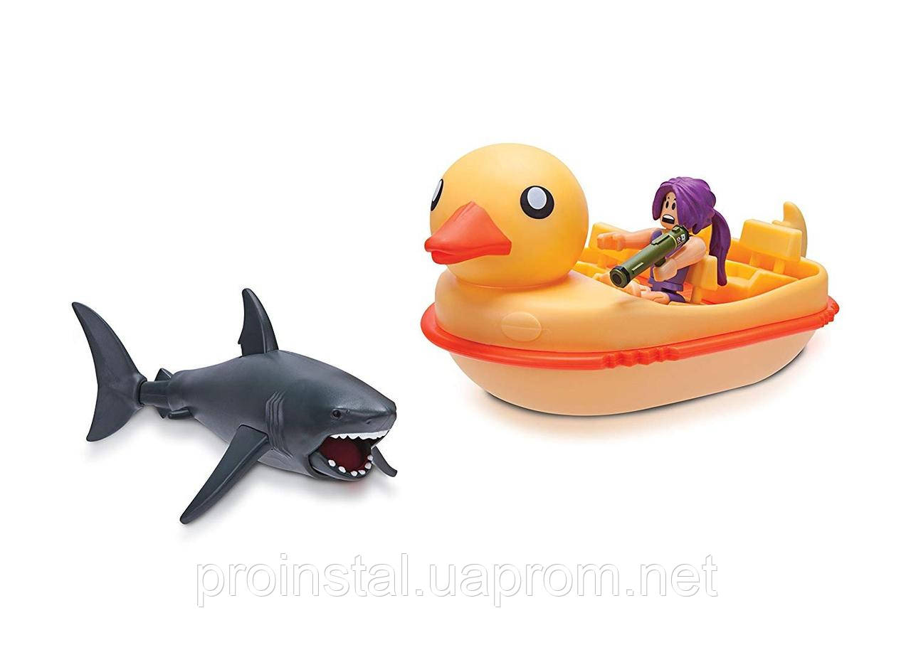 

Игровая коллекционная фигурка Jazwares Roblox Feature Vehicle SharkBite: Duck Boat W2