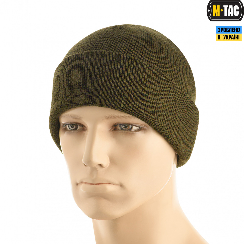 

M-Tac шапка тонкая вязка 100% акрил Dark Olive L/XL