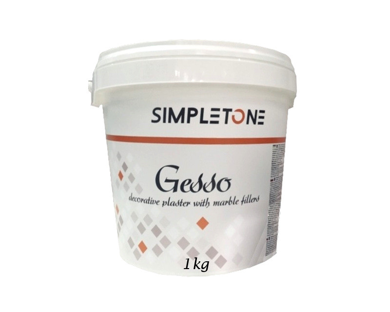 

Штукатурка "меловая" SIMPLETONE GESSO декоративная 1кг