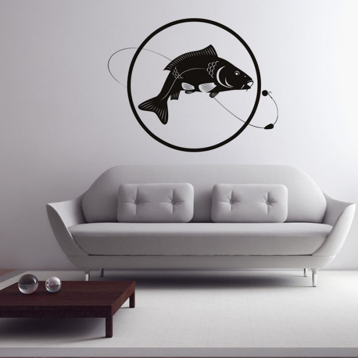 

Наклейка на стену Carpfishing Wall Stickers