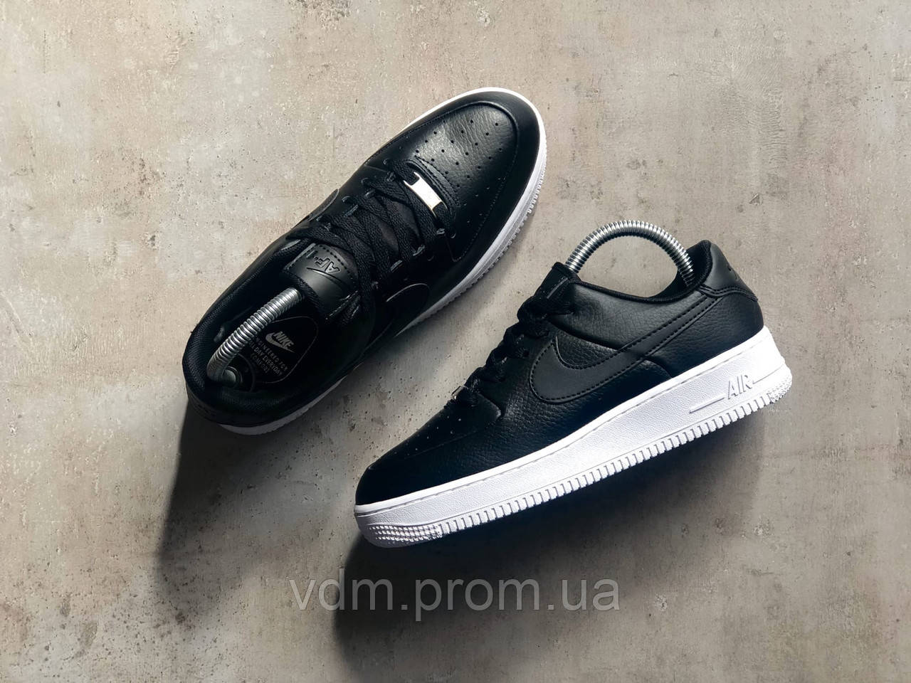 

Кроссовки женские Nike AF-1 Low в стиле Найк АФ 1 Лоу, натуральная кожа, код TD-9070. Черные 38, Черный