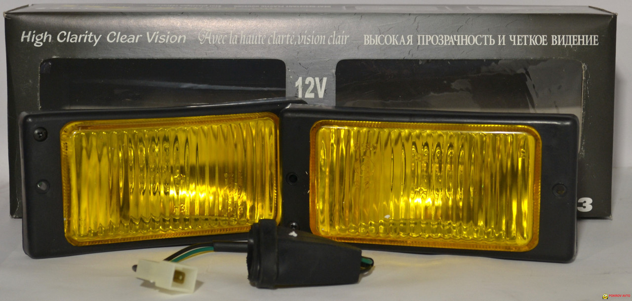 Фары противотуманные ВАЗ-2110-2115 Niva FL-3003 Y (SL-174) Yellow