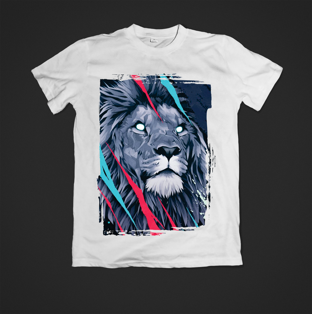 

Футболка YOUstyle Lion 0052 XXL White