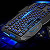 Игровая проводная клавиатура с мышкой и LED подсветкой V100, фото 4