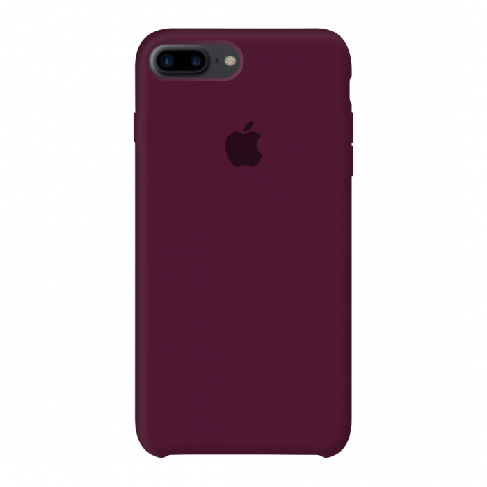 

Силиконовый чехол на айфон/iphone 7 plus/8 plus marsala марсала, Бордовый