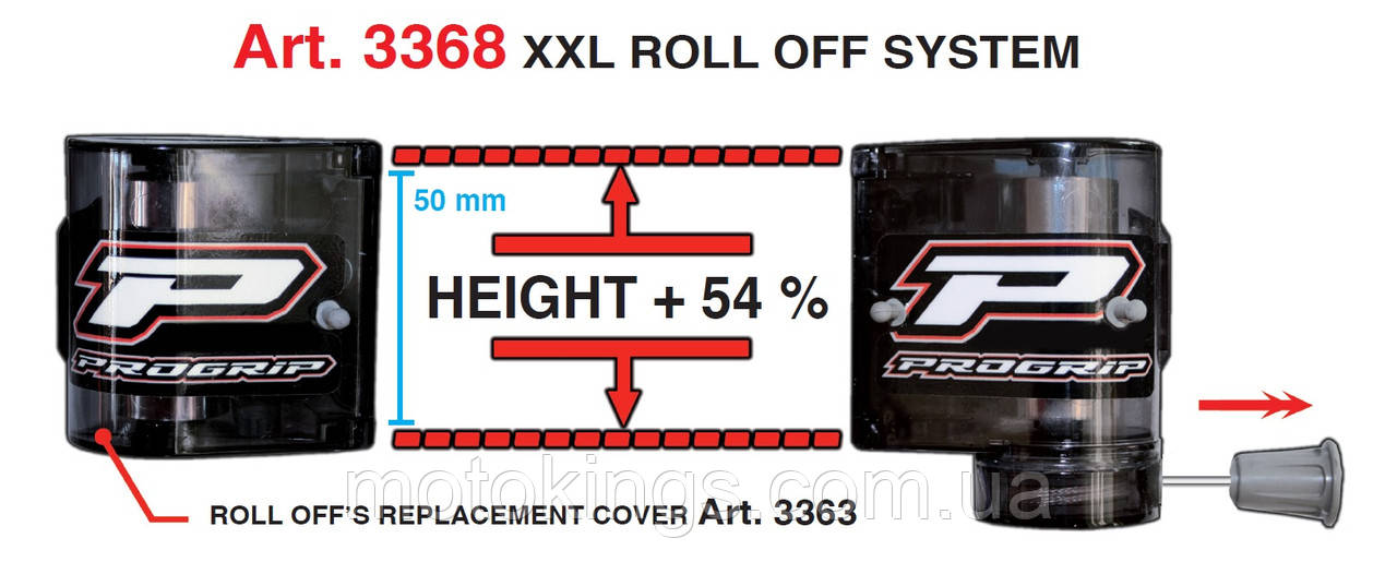 

PROGRIP SYSTEM ROLL OFF XL КОМПЛЕКТNY ШИРИНА 4CM (К ОЧКАМ PG3303 VISTA) (PG3368XL)