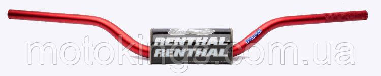 

RENTHAL РУЛЬ 1,1/8 ЦЕЛЫЙ (28,6MM) MX FATBAR RED RC SX/SXF 06-09, SUZUKI RM/RMС 06-13 ЦВЕТ КРАСНЫЙС ГУМКОЙ