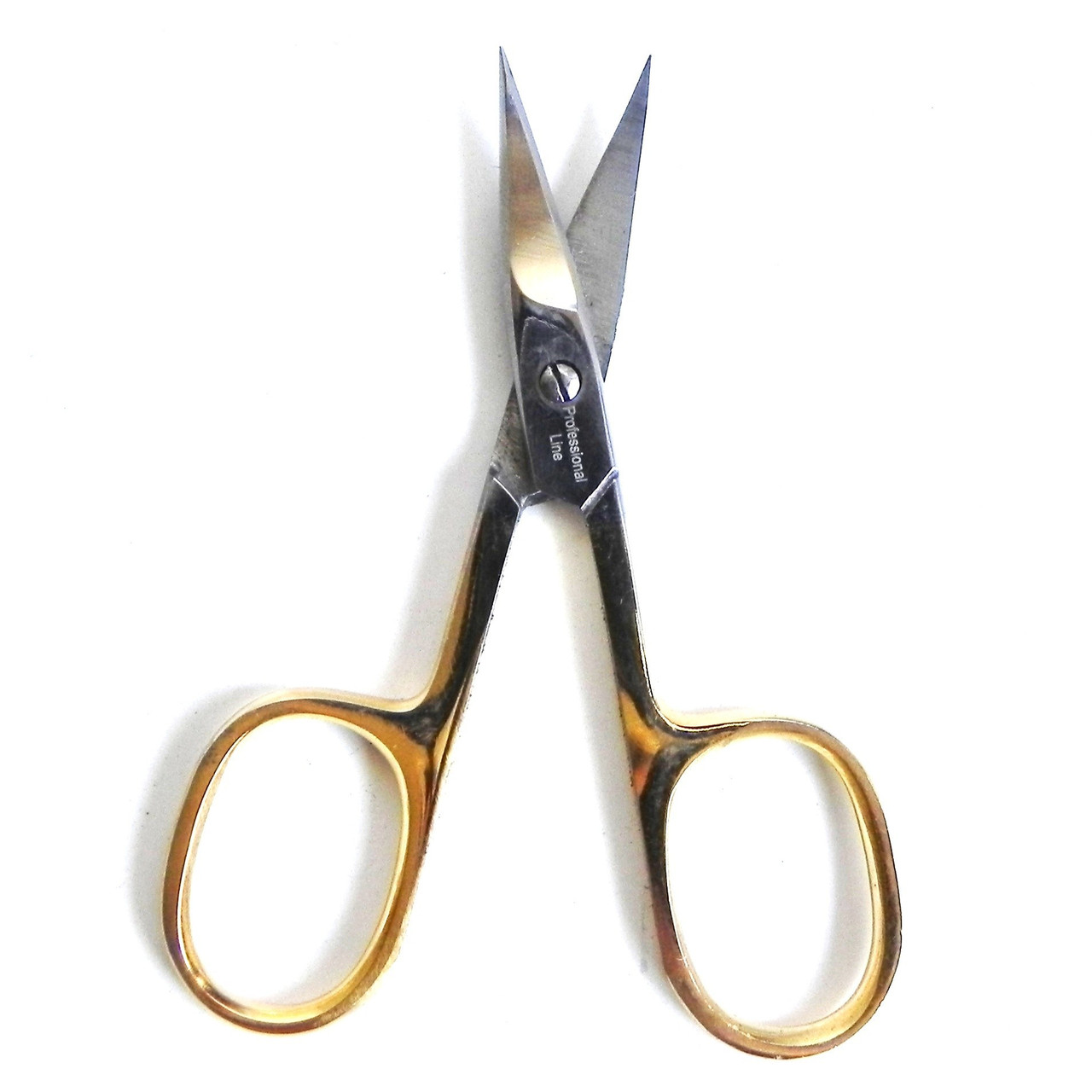 

Ножницы маникюрные для ногтей Luxury НН-10 золотые изогнутые (4820125710587