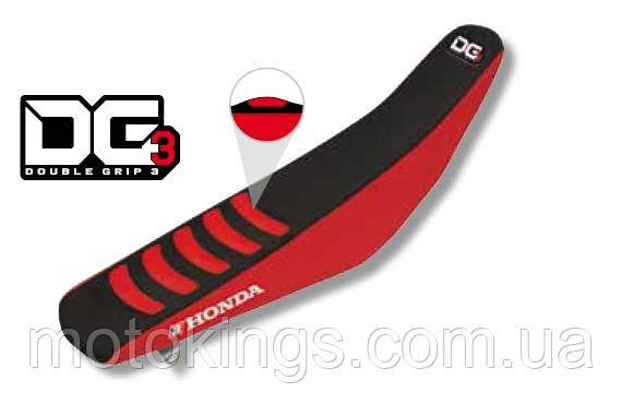 

BLACKBIRD ЧЕХОЛ НА СИДЕНИЯ HONDA CRF 250 '10-'13, CRF 450 '09-'12 DOUBLE GRIP 3, ЦВЕТ ЧОРНЫЙ/КРАСНЫЙ