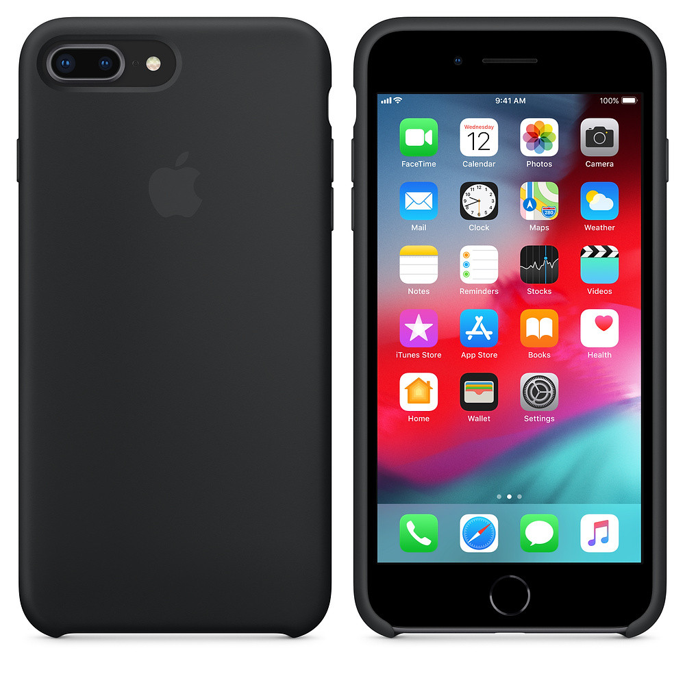 

Чехол Silicone Case OEM for Apple iPhone 7 Plus/8 Plus Black, Черный