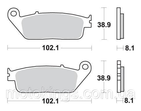 

SBS ТОРМОЗНЫЕ КОЛОДКИ KH142 / KH226 TRACK&SPORT SINTER ЦВЕТ ЗОЛОТОЙ (627RS)