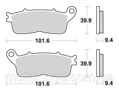 

SBS ТОРМОЗНЫЕ КОЛОДКИ KH636 STREET EXCEL/RACING SINTER ЦВЕТ ЗОЛОТОЙ (892LS)