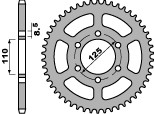 

PBR ЗАДНЯЯ ЗВЕЗДА 1514 39 C45 CAGIVA 125 FREсмIA 88-89, BLUES 87-95 (ЦЕПЬ. 520) (151439C45)