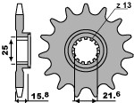 

PBR ПЕРЕДНЯЯ ЗВЕЗДА 2093 15 18NC (ЦЕПЬ. 525) (20931518NC)