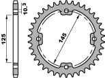 

PBR ЗАДНЯЯ ЗВЕЗДА 4588 39 C45 YAMAHA YFС 450R '09-16, YFM 250/350/450/700 RAPTOR (JTR1857.39) (ЦЕПЬ 520) (458839C45)