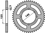 

PBR ЗАДНЯЯ ЗВЕЗДА 857 47 C45 YAMAHA XV 125 (97-01), XVS 125 DRAG STAR 00-05 (ЦЕПЬ 520) (85747C45)