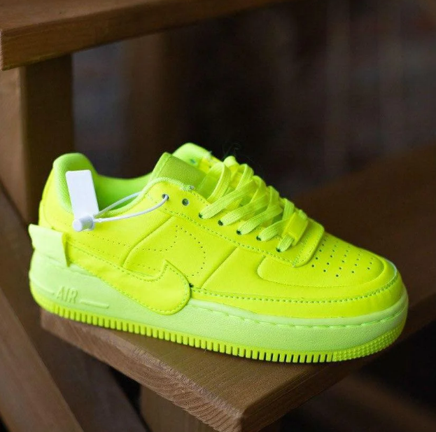 lime green nike air forces