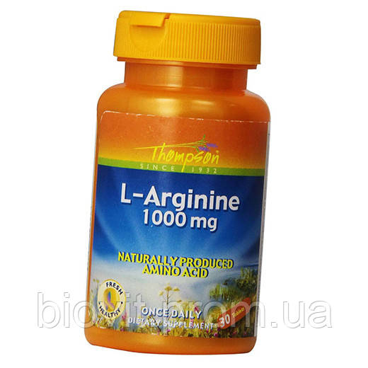 

Aргинин (L-Arginine) 1000 мг 30 таблеток