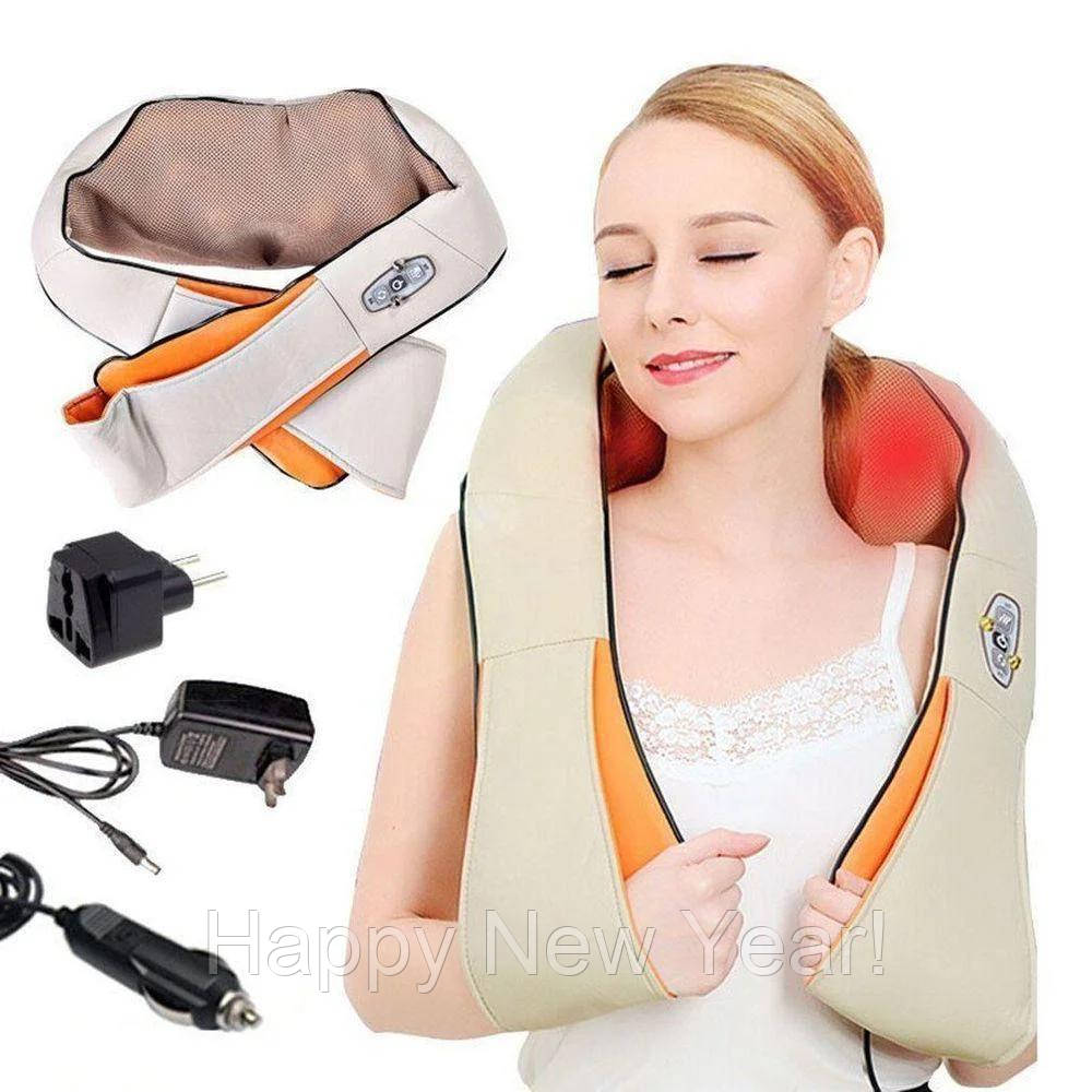 

Массажер для шеи, плеч и спины с ИК-прогревом Massager of Neck Kneading с прогревом