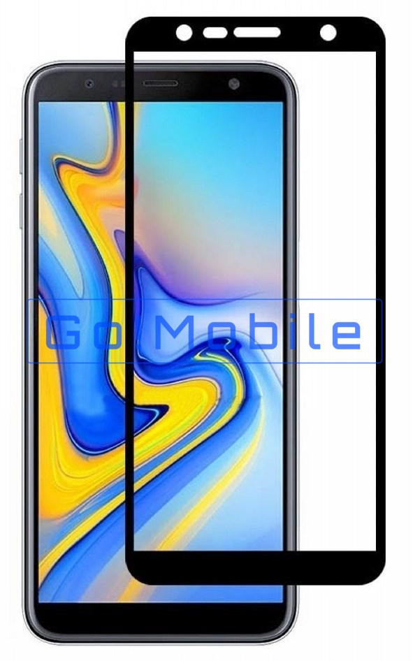 

Стекло защитное Samsung J4 Plus 2018 (J415), J6 Plus 2018 (J610) 6D черное тех.уп., Черный