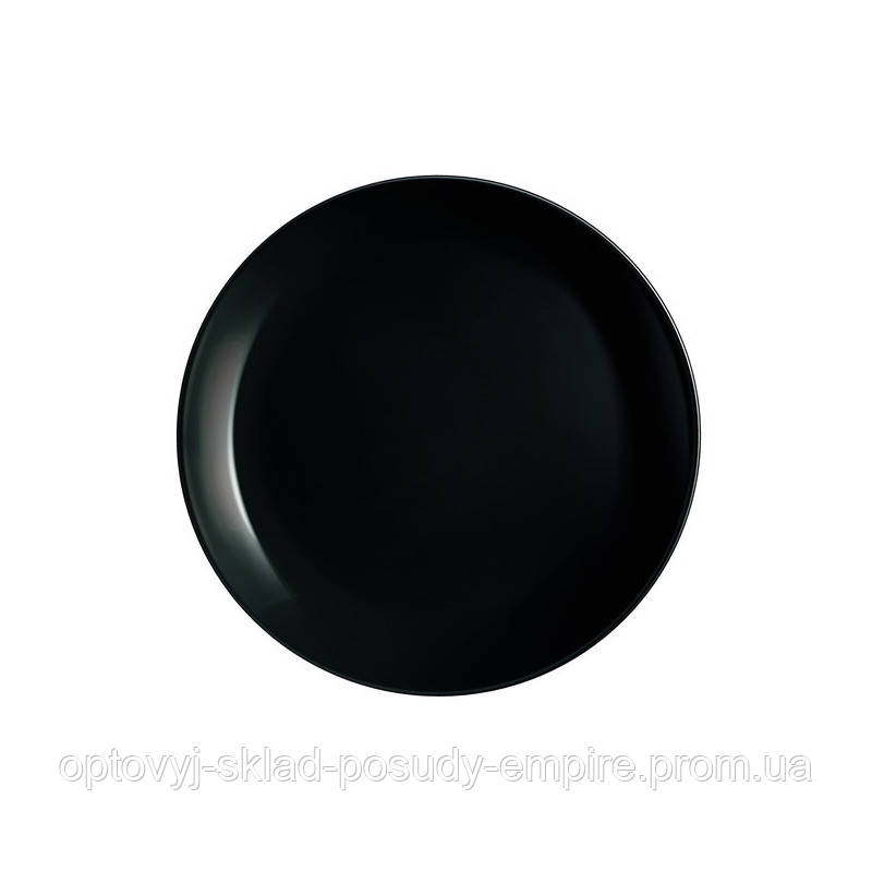 Тарелка обеденная 25см Luminarc Diwali Black P0867