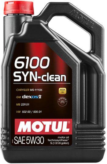 

MOTUL SAE 5W30 (5L) SYN-CLEAN Синтетическое моторное масло 814251/6100