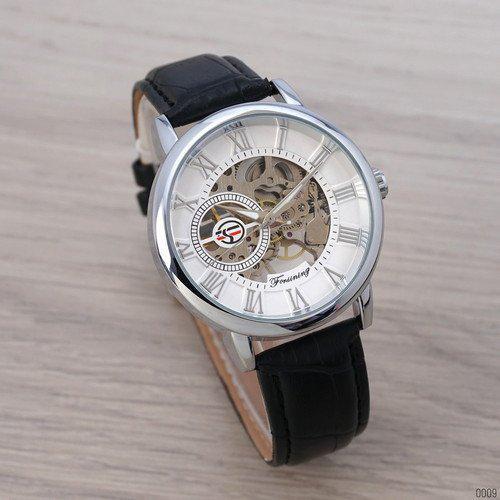 

Часы мужские наручные Forsining 8099 Black-Silver-White ( ABR-1059-0009)