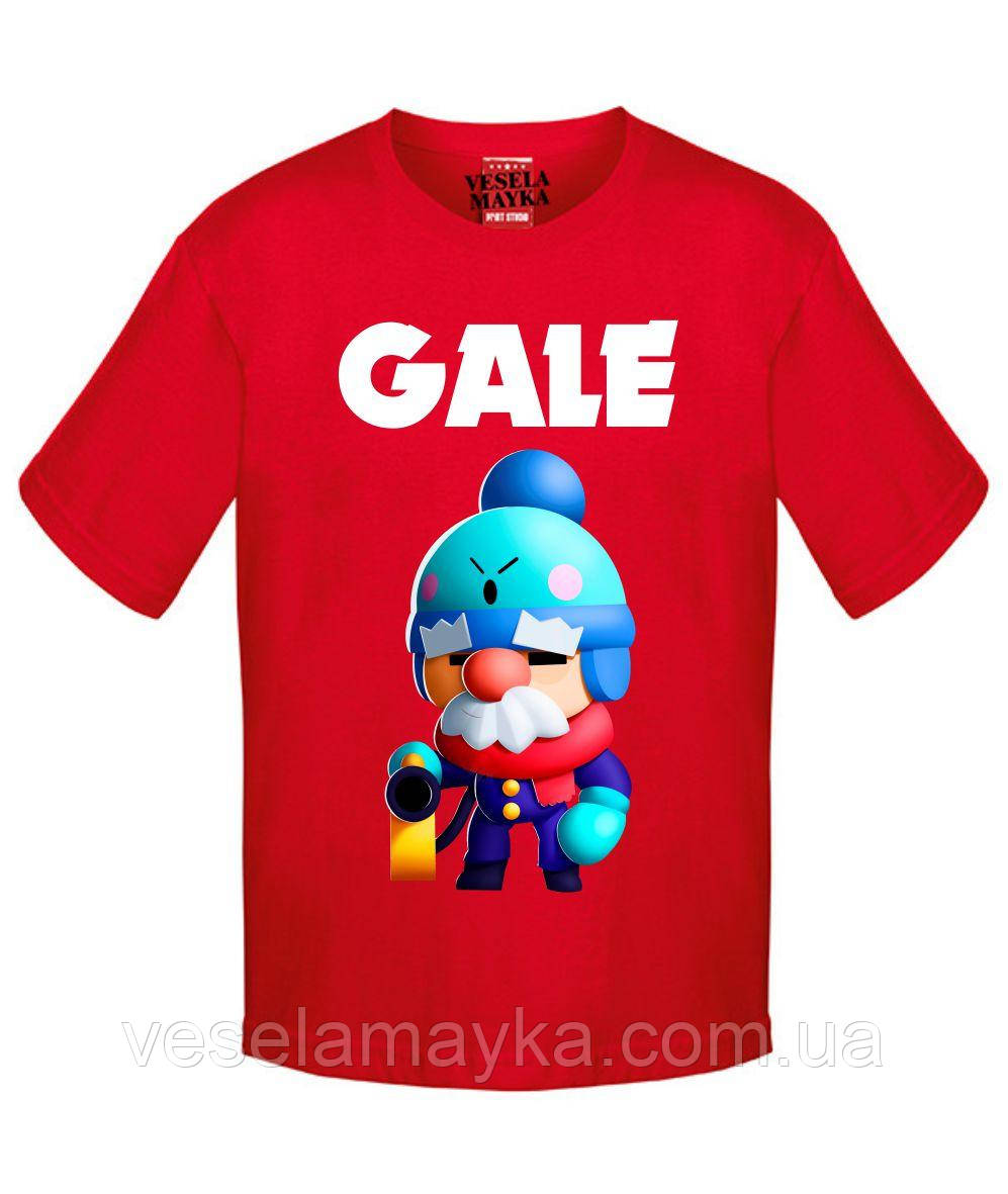 

Детская футболка Бравл Старс Гейл (Gale) Красный, 7-8 лет (128см