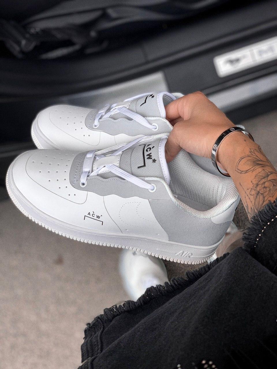 

Кроссовки в стиле Nike Air Force A Cold Wall White женские, Белый