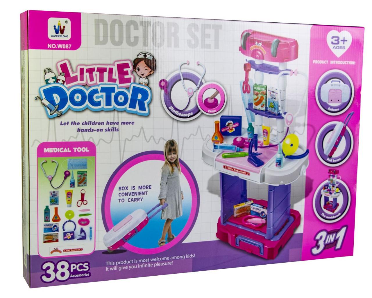 

Набор Little Doctor (Маленький Доктор) с чемоданом